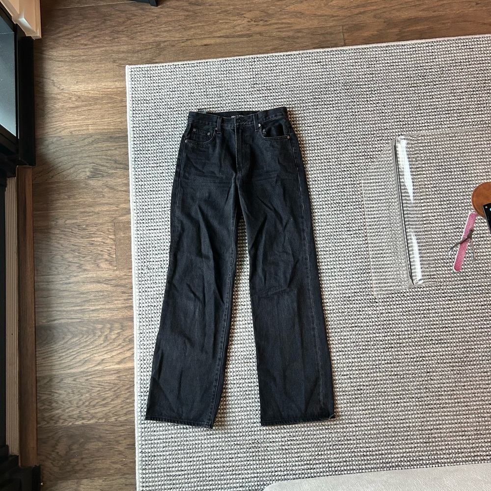 Aritzia Denim Forum Black Wash Jeans